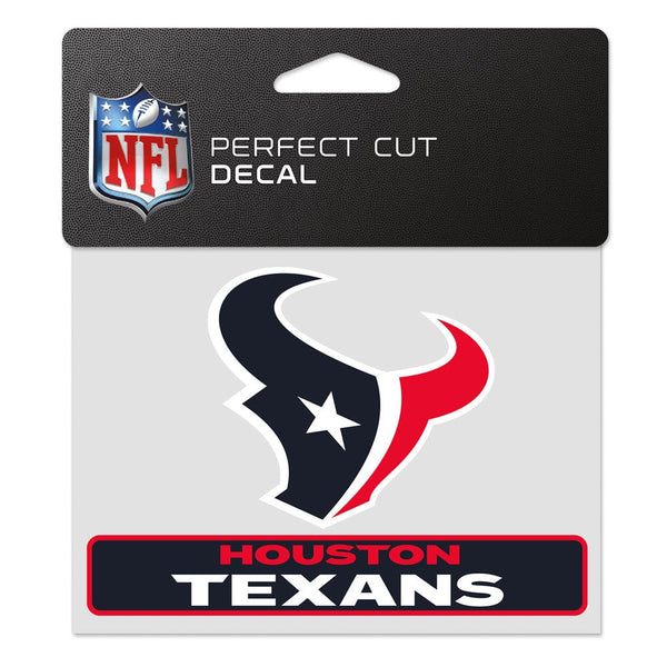 Houston Texans Perfect Cut Color Decal 4.5" x 5.75"