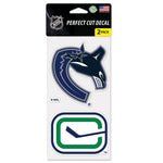 Vancouver Canucks Perfect Cut Decal Set of two 4"x4"