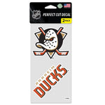 Anaheim Ducks Perfect Cut Decal Set of two 4"x4"