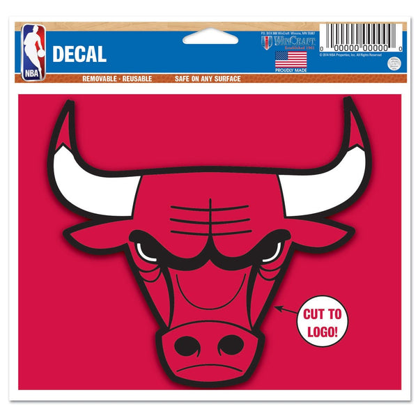 Chicago Bulls Multi-Use Decal - cut to logo 5" x 6"