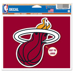 Miami Heat Multi-Use Decal - cut to logo 5" x 6"