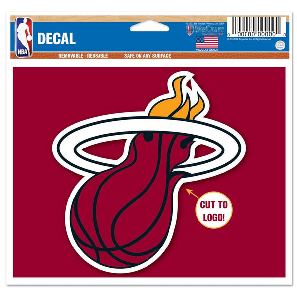 Miami Heat Multi-Use Decal - cut to logo 5" x 6"
