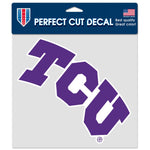 TCU Horned Frogs Perfect Cut Color Decal 8" x 8"