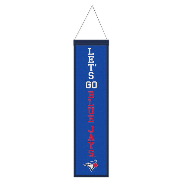 Toronto Blue Jays Wool Banner 8" x 32"