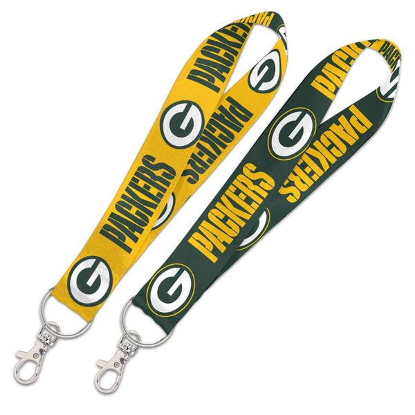 Green Bay Packers Lanyard Key Strap 1"
