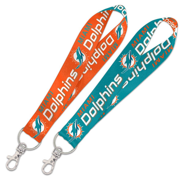 Miami Dolphins Lanyard Key Strap 1"