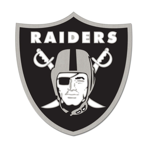 Las Vegas Raiders Primary Collector Enamel Pin Jewelry Card