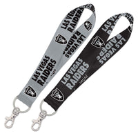 Las Vegas Raiders Lanyard Key Strap 1"