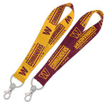Washington Commanders Lanyard Key Strap 1"