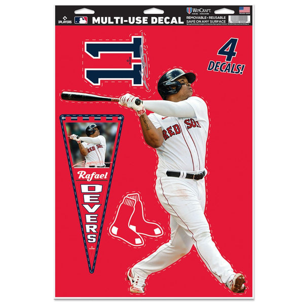 Boston Red Sox PLAYERS CHOICE DIAMOND CLUB(R) Multi-Use Decal 11" x 17" Rafael Devers