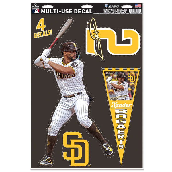 San Diego Padres PLAYERS CHOICE DIAMOND CLUB(R) Multi-Use Decal 11" x 17" Xander Bogaerts