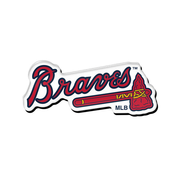 Atlanta Braves Acrylic Pin Jewelry Card