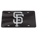 San Francisco Giants BLACK Specialty Acrylic License Plate