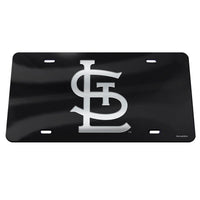 St. Louis Cardinals Black Specialty Acrylic License Plate