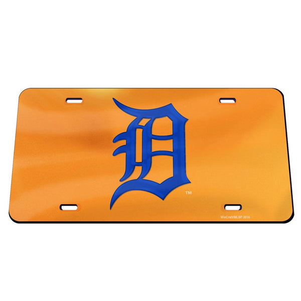 Detroit Tigers Specialty Acrylic License Plate