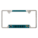 Jacksonville Jaguars Metal License Plate Frame