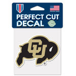 Wholesale-Colorado Buffaloes Perfect Cut Color Decal 4" x 4"