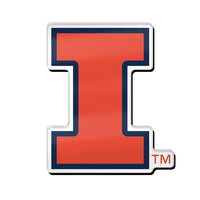 Illinois Fighting Illini Acrylic Pin Jewelry Card