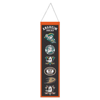 Anaheim Ducks Wool Banner 8" x 32"
