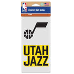 Utah Jazz Perfect Cut Decal Set of two 4"x4"
