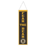 Boston Bruins Wool Banner 8" x 32"