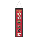 Calgary Flames Wool Banner 8" x 32"