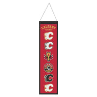 Calgary Flames Wool Banner 8" x 32"