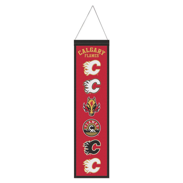 Calgary Flames Wool Banner 8" x 32"