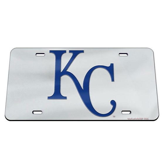 Kansas City Royals Acrylic Classic License Plates