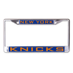 New York Knicks Lic Plt Frame S/L Printed
