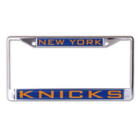 New York Knicks Lic Plt Frame S/L Printed