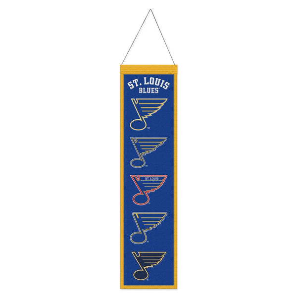 St. Louis Blues Wool Banner 8" x 32"