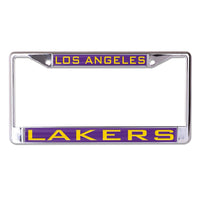 Los Angeles Lakers Lic Plt Frame S/L Printed