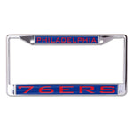 Philadelphia 76ers Lic Plt Frame S/L Printed
