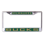 Milwaukee Bucks Lic Plt Frame S/L Printed