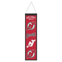 New Jersey Devils Wool Banner 8" x 32"