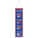 New York Rangers Wool Banner 8" x 32"