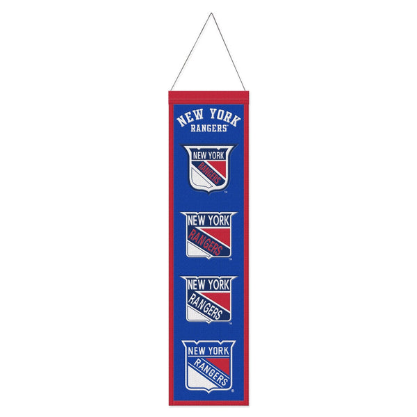 New York Rangers Wool Banner 8" x 32"