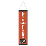 Philadelphia Flyers Wool Banner 8" x 32"