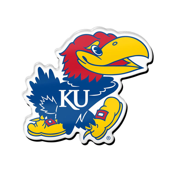 Kansas Jayhawks Acrylic Pin Jewelry Card