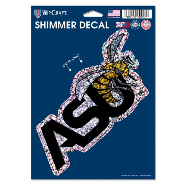 Wholesale-Alabama State Hornets Shimmer Decals 5" x 7"