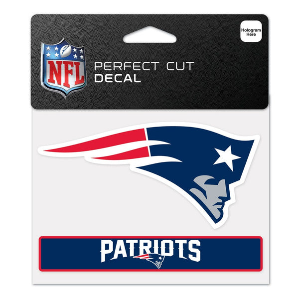 New England Patriots Perfect Cut Color Decal 4.5" x 5.75"