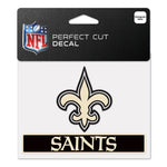 New Orleans Saints Perfect Cut Color Decal 4.5" x 5.75"