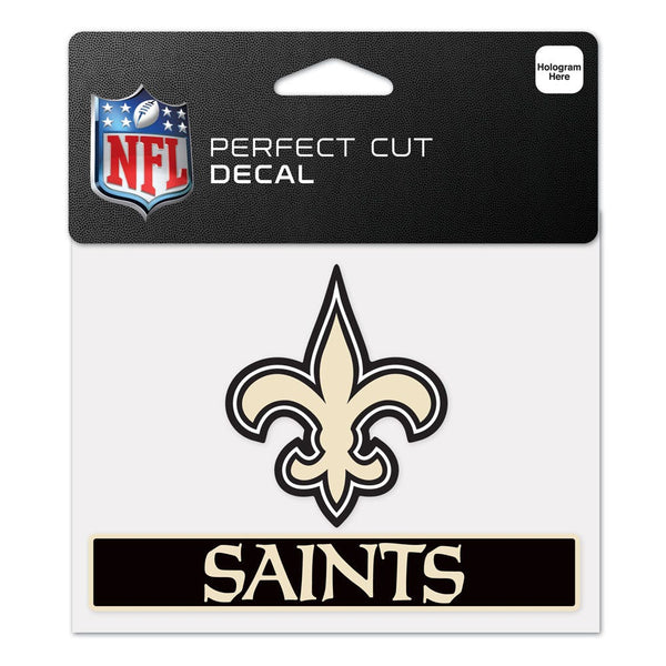 New Orleans Saints Perfect Cut Color Decal 4.5" x 5.75"