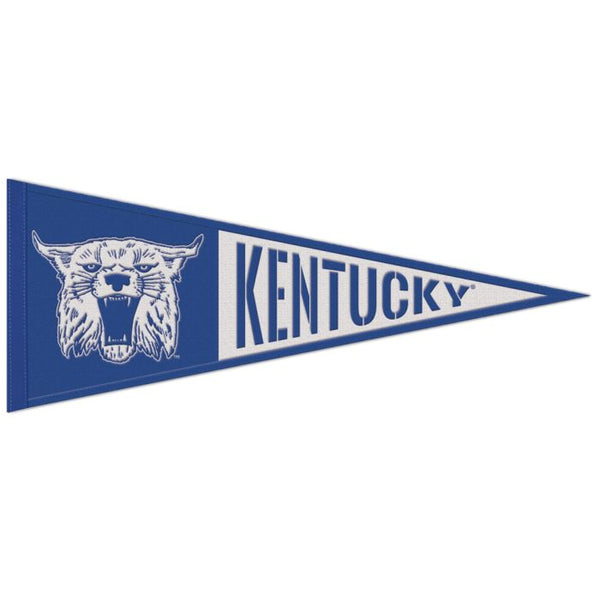 Wholesale-Kentucky Wildcats / Vintage Collegiate Wool Pennant 13" x 32"