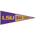 Wholesale-LSU Tigers SLOGAN Wool Pennant 13" x 32"
