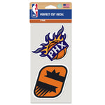 Phoenix Suns Perfect Cut Decal set of two 4"x4"
