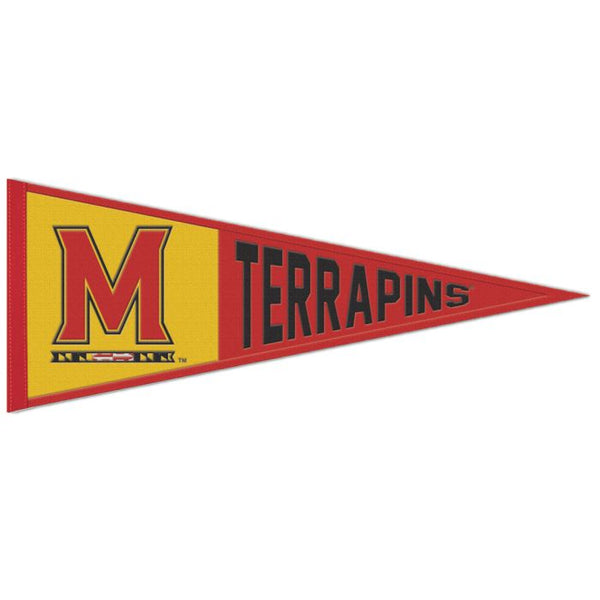 Wholesale-Maryland Terrapins Wool Pennant 13" x 32"