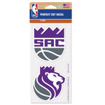 Sacramento Kings Perfect Cut Decal set of two 4"x4"