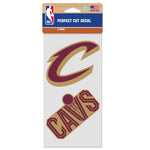 Cleveland Cavaliers Perfect Cut Decal Set of two 4"x4"